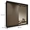 Schrank Royal 203 schwarz/lamellen wotan,2