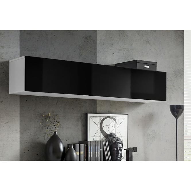 Hängender Schrank Fly 50 Schwarz / Weiß WS FY 50