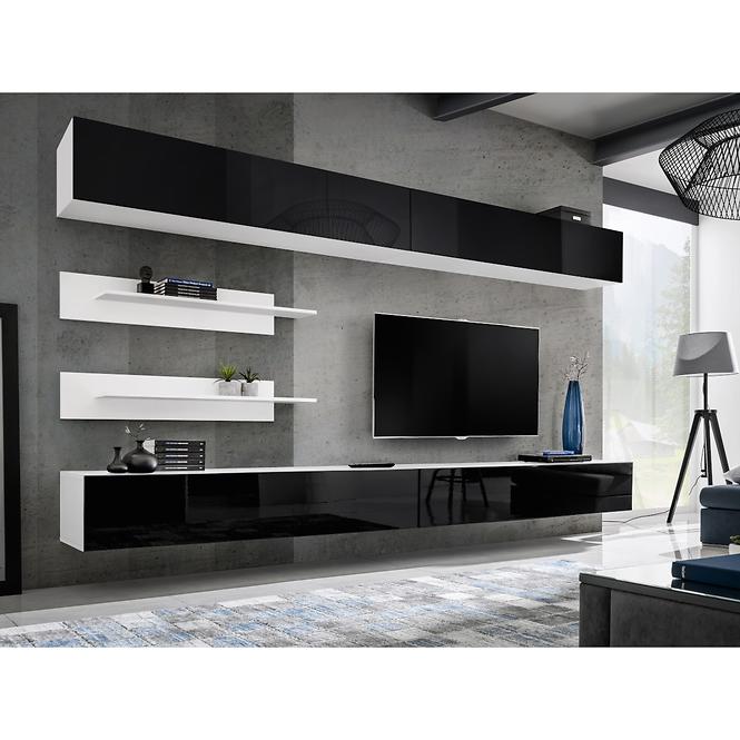 Hängender Schrank Fly 50 Schwarz / Weiß WS FY 50