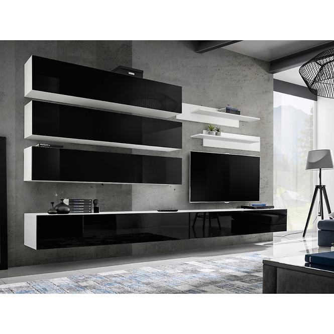 Hängender Schrank Fly 50 Schwarz / Weiß WS FY 50