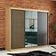 Schrank Larysa 250 schwarz/craft golden,4