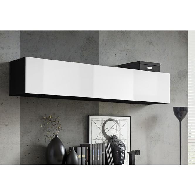 Hängender Schrank  FLY 50 Weiß/Schwarz ZW FY 50