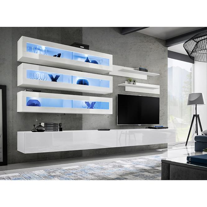 Hängender Schrank Fly 51+Glas Weiß WW FY 51