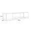 Hängender Schrank Fly 52+Glas Schwarz / Weiß WS FY 52,2