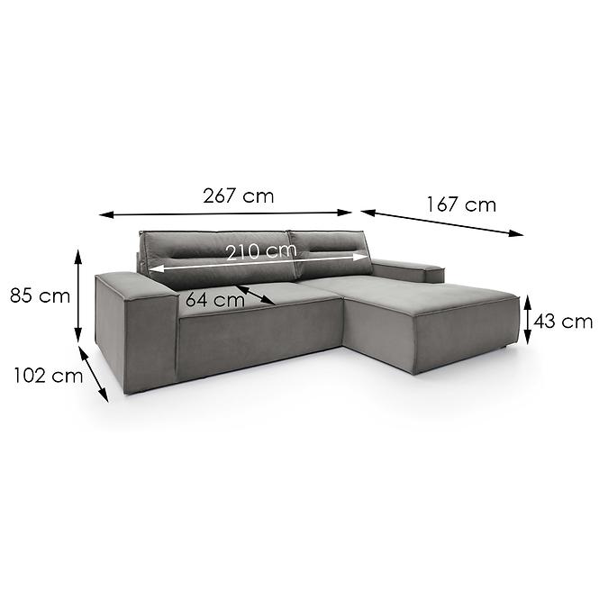 Ecksofa Smart L Riviera 91