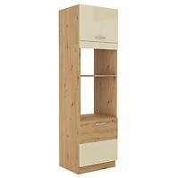 Küchenzeile Artisan creme glanz 60dpm-210 2f