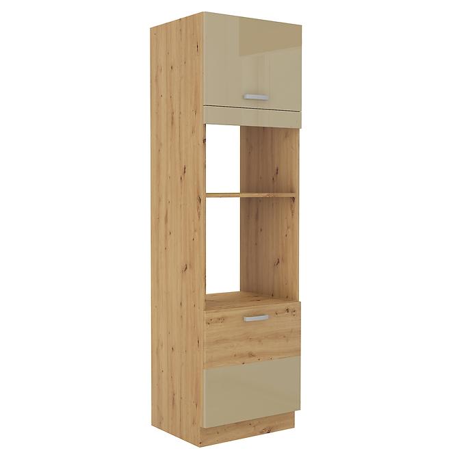 Küchenzeile Artisan Cappuccino glanz 60dpm-210 2f