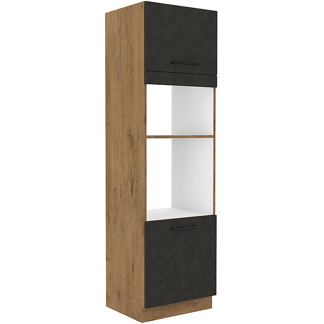 Küchenzeile Vigo graphit mat 60dpm-210 2f