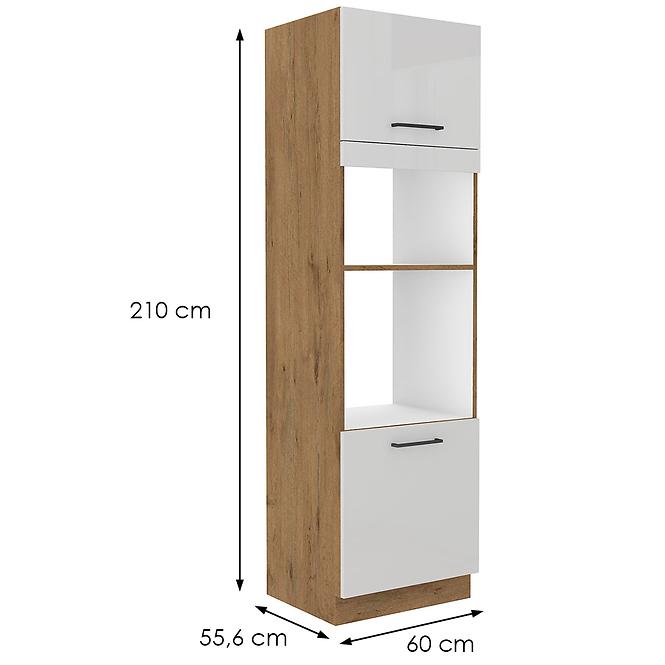 Küchenzeile Vigo weißer glanz 60dpm-210 2f