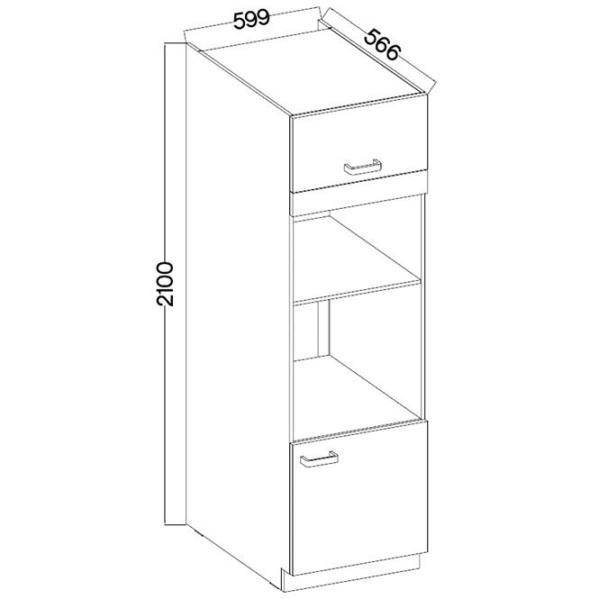 Küchenzeile Karmen 60dpm-210 2f