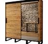 Schrank Loft T2 200 eiche craft gold
