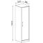 Schrank Smart SR5 50 cm antracyt,2