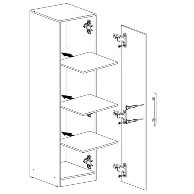 Schrank Smart SR5 50 cm antracyt
