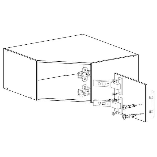 Schrankaufsatz Smart SRN4 95 cm antracyt