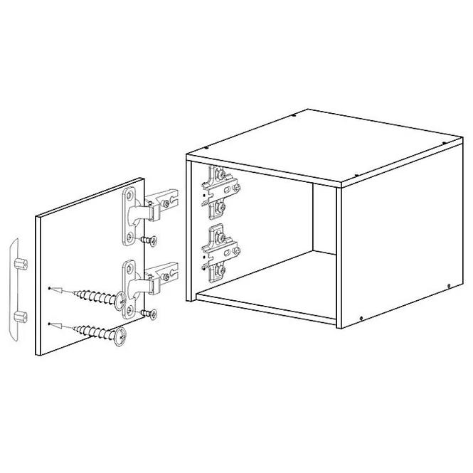 Schrankaufsatz Smart SRN5 50 cm antracyt