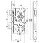 Einsteckschloss Z.301-PZ.72/55/20.L.CE,2