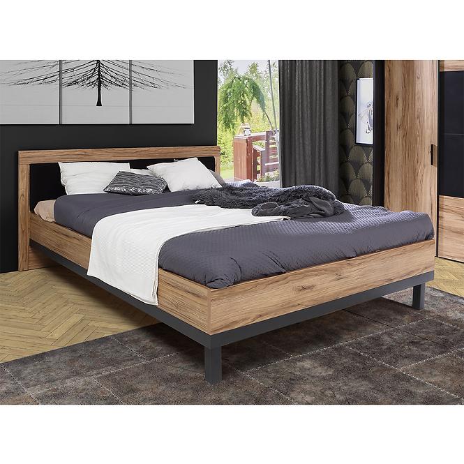 Bett Nemezy Dqlk211 eiche catania/schwarz
