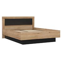 Bett Nemezy 166 Jltl2161 eiche catania/schwarz
