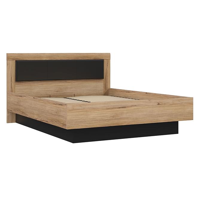 Bett Nemezy 166 Jltl2161 eiche catania/schwarz