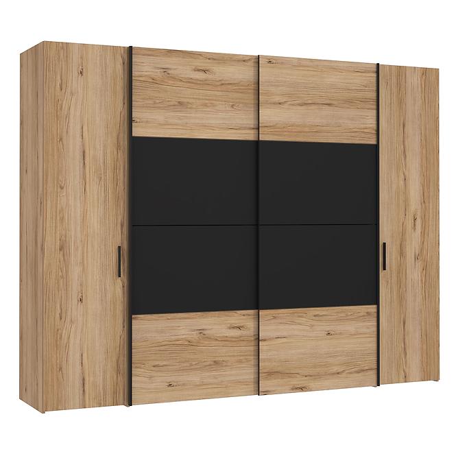 Schrank Nemezy Dqls82411 eiche catania/schwarz