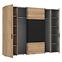 Schrank Nemezy Dqls82411 eiche catania/schwarz,6