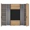 Schrank Nemezy Dqls82411 eiche catania/schwarz,7