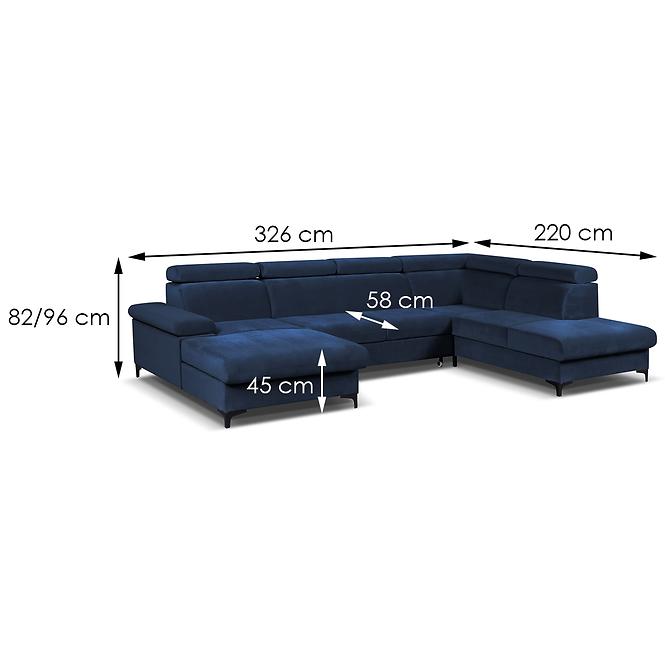 Ecksofa Avanti U links Solo 263