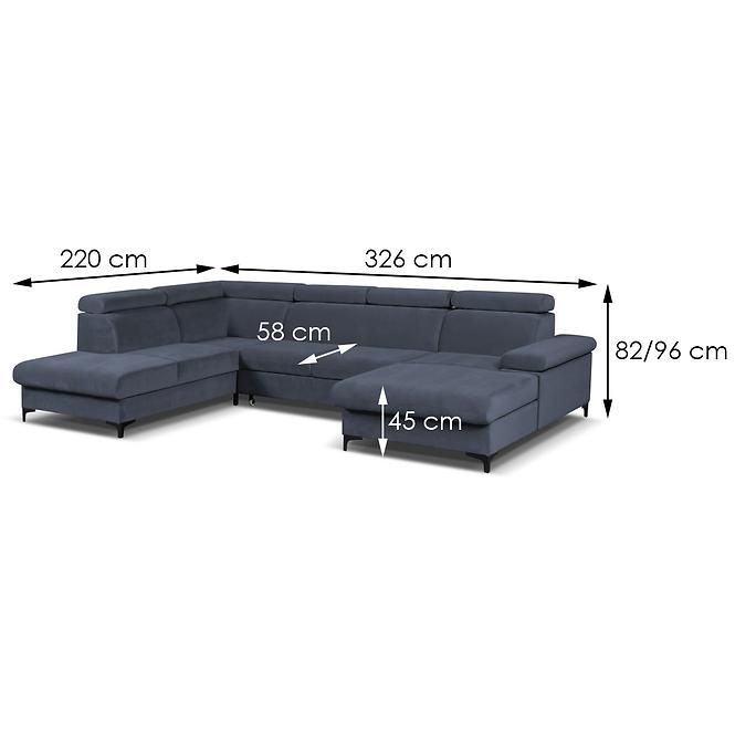 Ecksofa Avanti U rechts Solo 268 