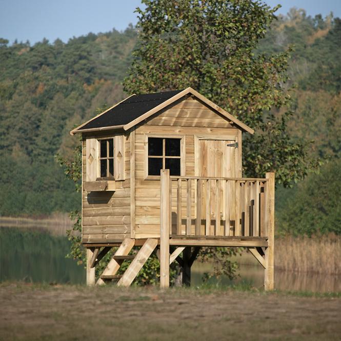 Kindergartenhaus Tomek mit Rutsche 174x123x212 cm
