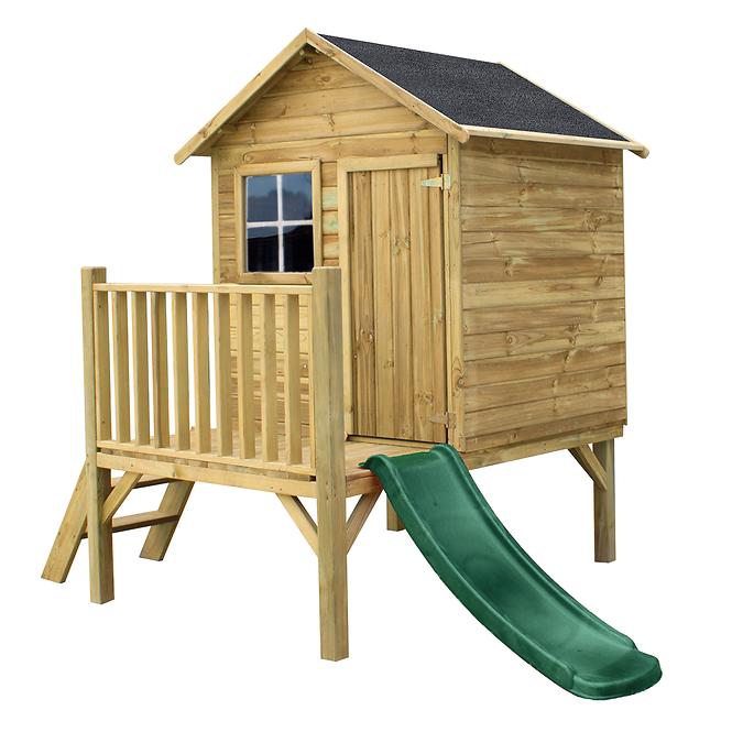 Kindergartenhaus Tomek mit Rutsche 174x123x212 cm
