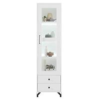 Vitrine Bergen Be3 weiß Lux/weiß glanz