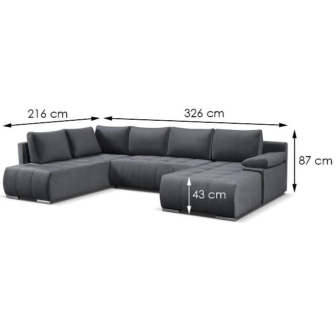 Ecksofa Levante U L Salvador 18