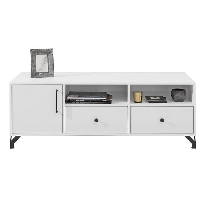 Tv Tisch Bergen Be8 weiß lux/weiß glanz