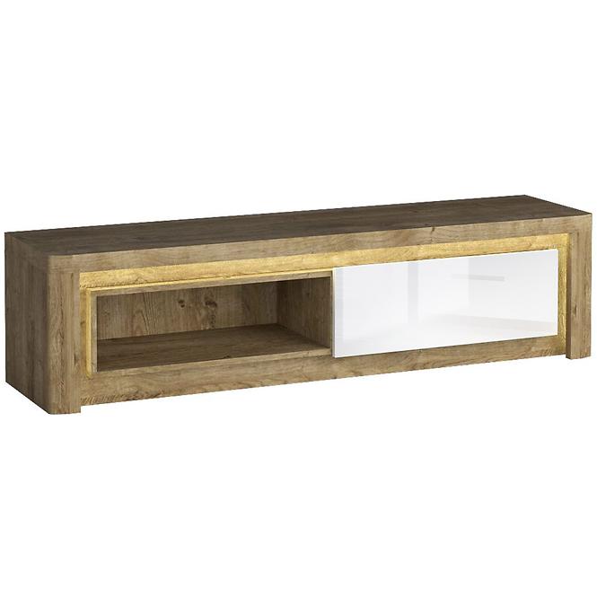 Tv Tisch Livinio L9 ribbeck/weiß glanz