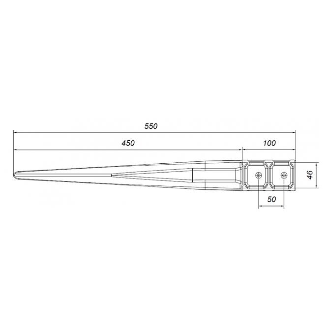 Verbundanker PSK WST46X46X550MM