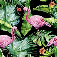 Dekorfliese Mural Gresowy 60/60 Jungle 4 Black