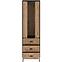 Schrank HENRY H 2D3S eiche wotan/schwarz,3