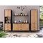 Schrank HENRY H 2D3S eiche wotan/schwarz,4