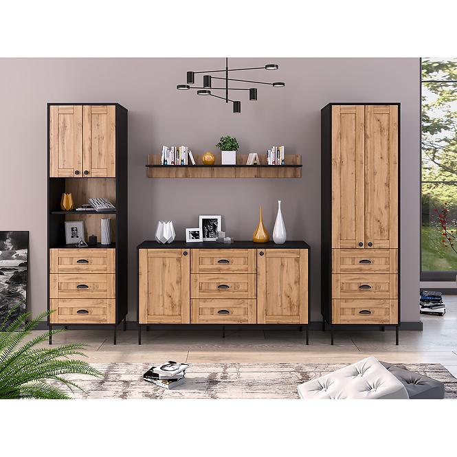 Regal HENRY R 1D eiche wotan/schwarz