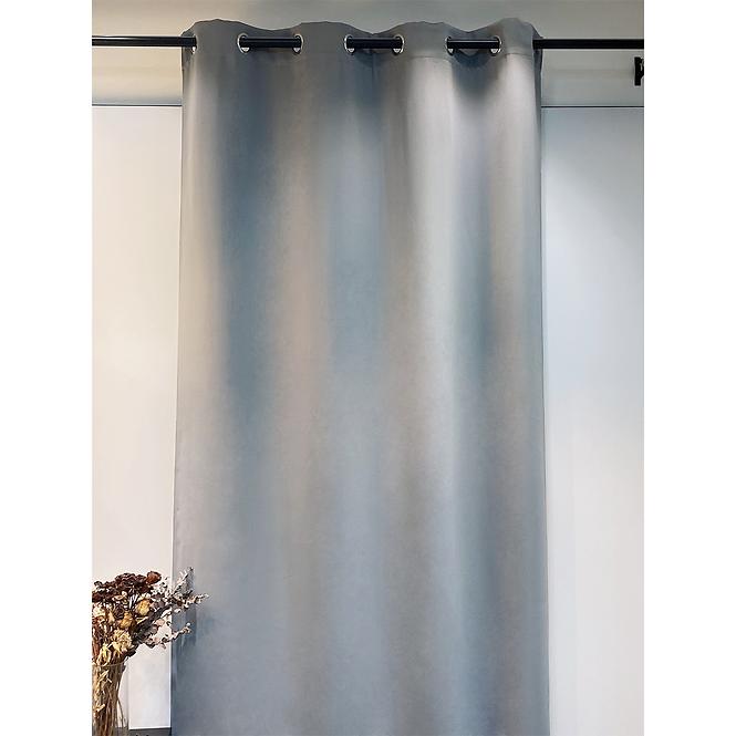 Vorhänge an den Ösen BLACK OUT 205/GSM/140X250 SZARA