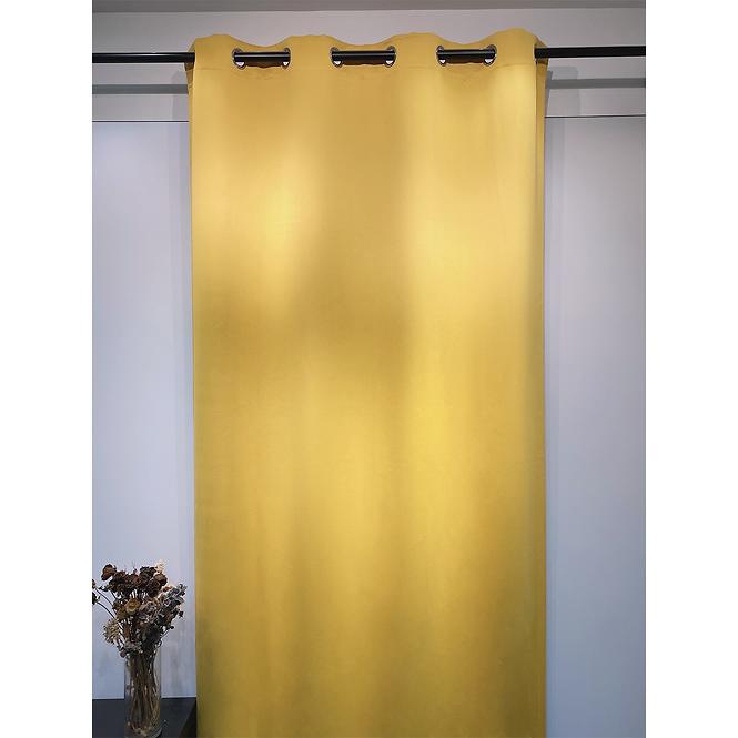 Vorhänge an den Ösen BLACK OUT 205/GSM/140X250 MUSZTARDOWA