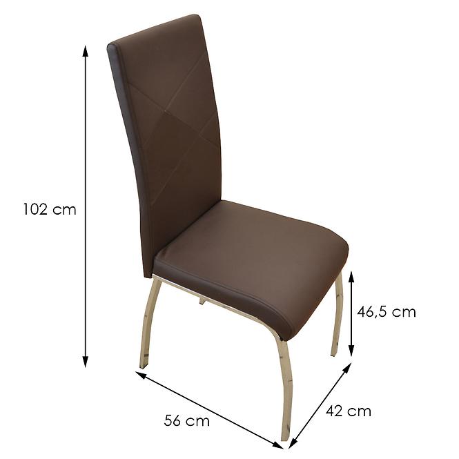Stuhl Komfort dark brown U-15 TC-1224