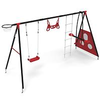 Kinderspielplatz aus Metall Allan 378x136x180 cm