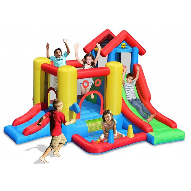 Aufblasbarer Spielplatz Turm 7in1 365x265x215 cm