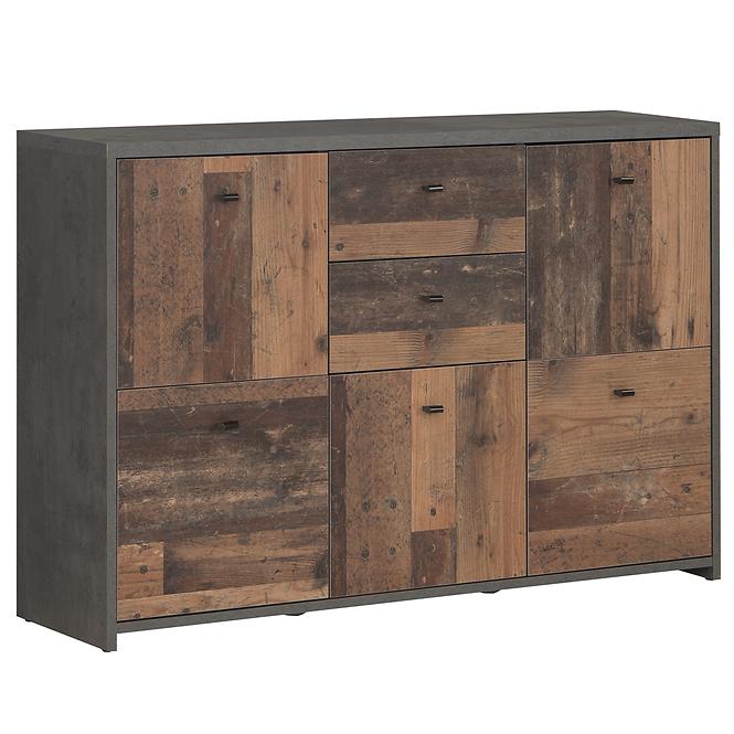 Kommode BEST CHEST old wood vin/beton