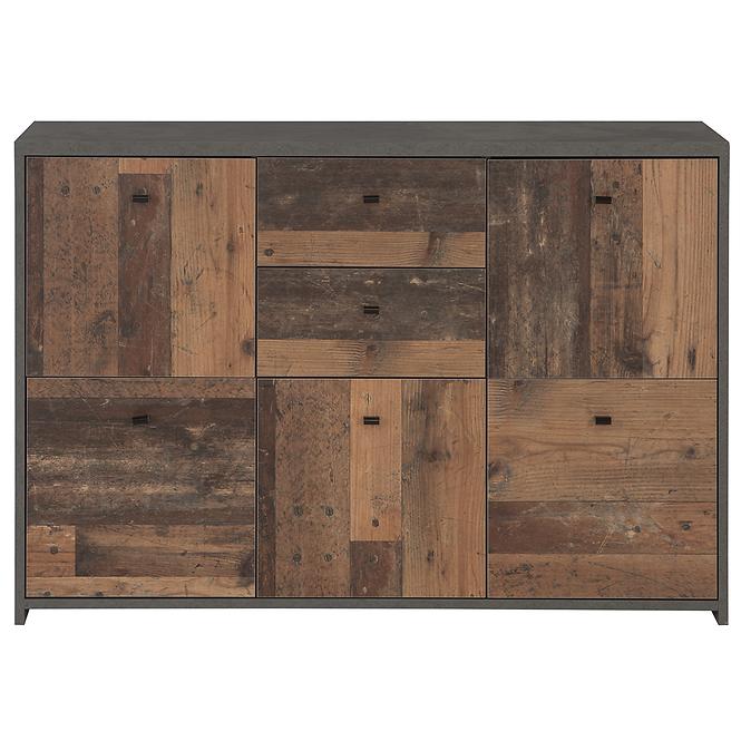 Kommode BEST CHEST old wood vin/beton