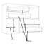 Kommode Skive old wood vintage/beton,6
