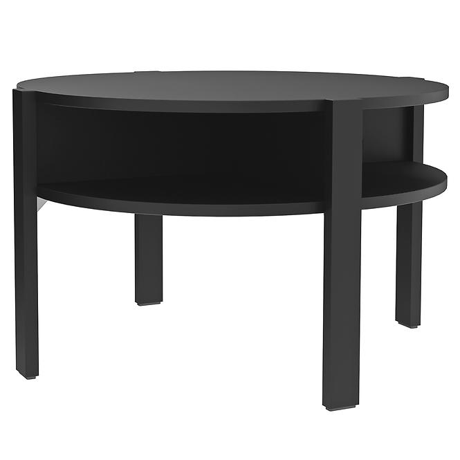 Couchtisch Tobargo schwarz matt