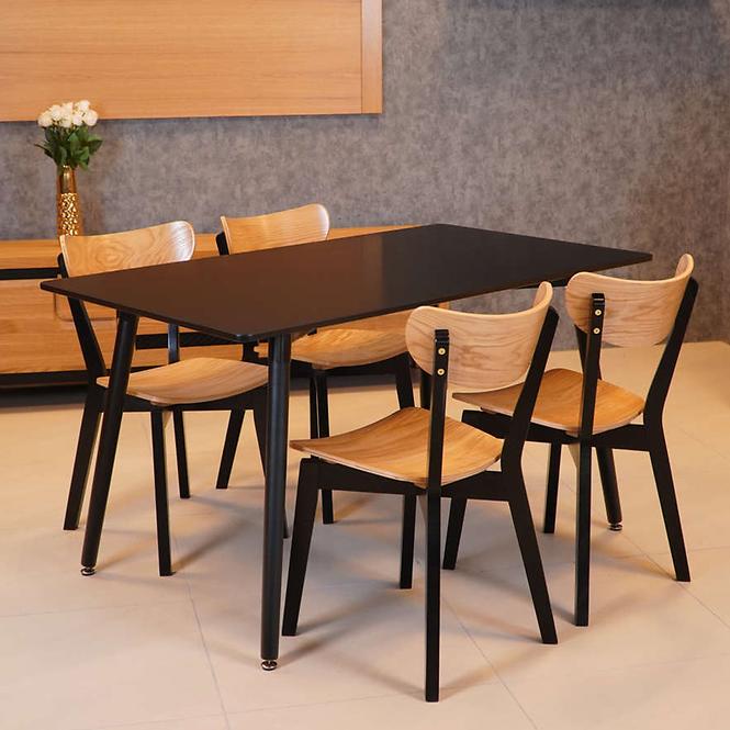 Tisch Bergen 140cm schwarz