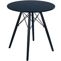Tisch Oslo 80cm schwarz